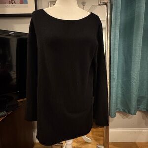 Cashmere Sweater dress tunic oversized  M Lord & Taylor quality 2ply cashmere
